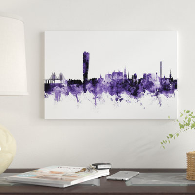 " Malmo, Sweden Skyline " by Michael Tompsett