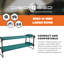 Lit superposé de camping portatif pour 2 personnes Disc-O-Bed, vert-128792484