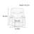 Comfortable Living Room Recliner with Cup Holder-238425661
