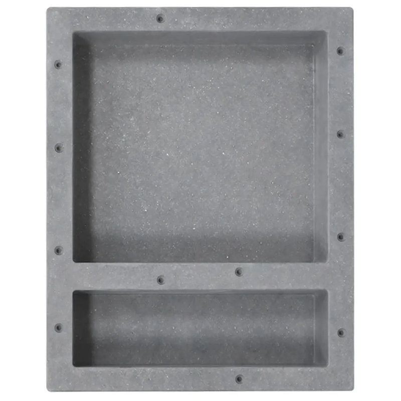 Paynter Plastic / Acrylic Bathroom Shelves, Grey