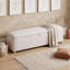 Banc ottoman de rangement en velours avec pieds solides, rangement pour chambre à coucher-102439768
