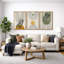 «Mid Century Modern Boho», pastel vert géométrique, feuille de palmier jungle-87392636-87392637-119395829