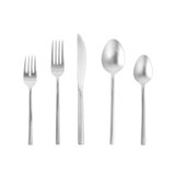 Arezzo 5 Piece 18/10 Stainless Steel Flatware Set, Service for 1