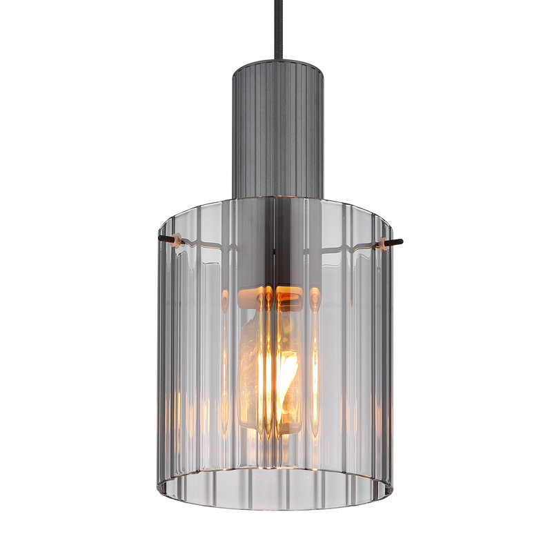 Amane 1 - Light Natural Pendant, Smoke colour