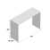 Allegonda 44'' Console Table with Glass Frame
