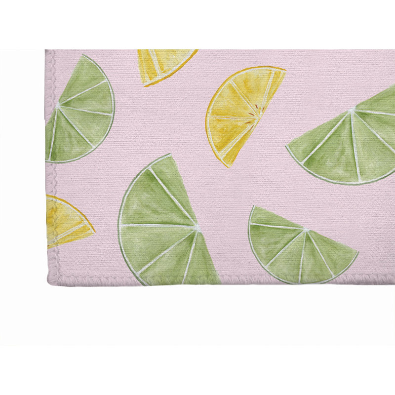 Tapis d'extérieur Summer Limes & Lemons, Runner 2'6" x 8'