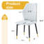 Assise grise confortable avec revêtement tendance et chaises en métal-957102592-957102607