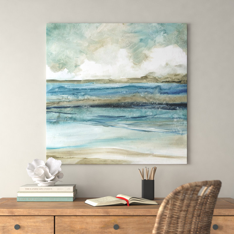 Soft Surf II by Carol Robinson - Print on Canvas, 66.04 cm H x 66.04 cm W x 1.91 cm D, No Frame