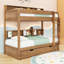 Lit superposé en bois avec lit gigogne-1287642632-1287642634