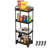 4-Tier Plastic Rolling Utility Cart with Handle