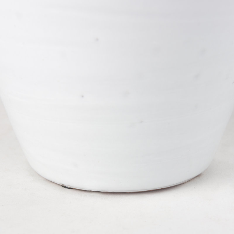 Vase de table en céramique Watson, H 11,22 po x l 7,28 po x P 7,28 po