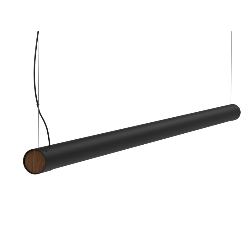 Turner 1 - Light Pendant, 2.10" H x 47.20" W x 2.10" D, Matt Black, 32 W