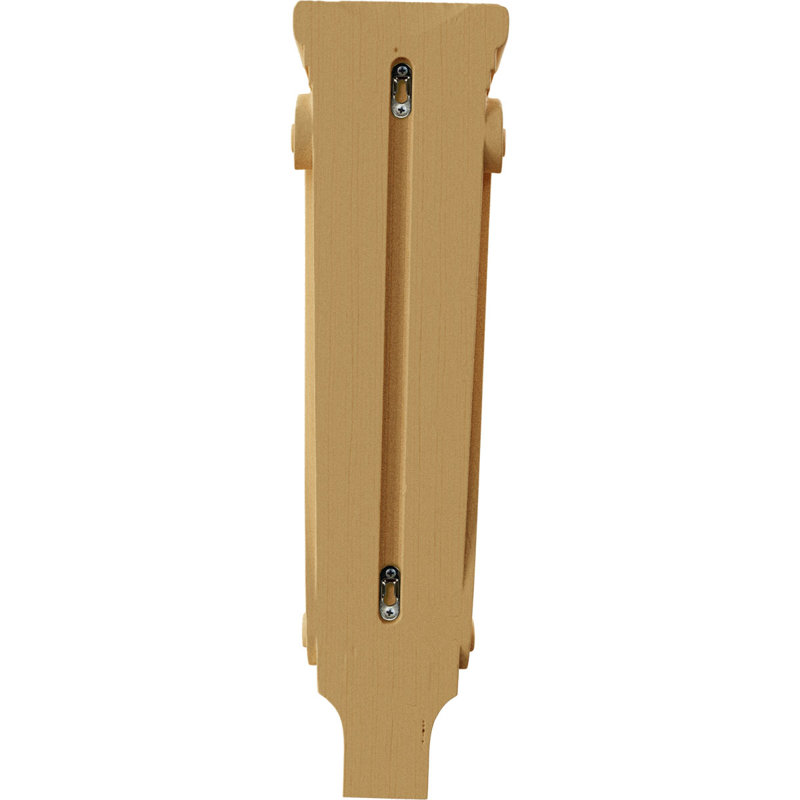 Grand corbeau pilastre Acanthus l 6 1/4 po x P 3 po x H 22 po (paquet de 2), Aulne