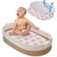 Panier à langer / housse pour matelas de bébé avec housse de matelas imperméable et drap de lit mousseline