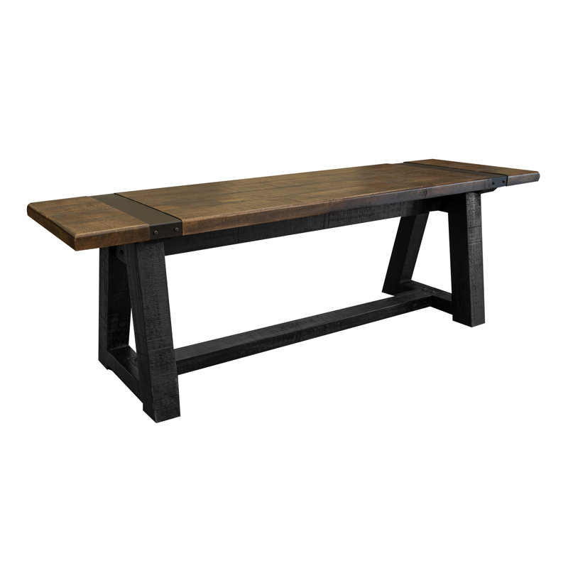Banc en bois massif Domen