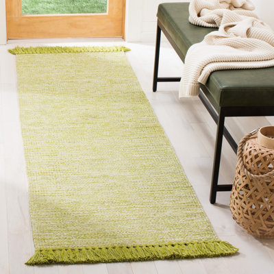 Milia Hand Woven Cotton Solid Color Rug