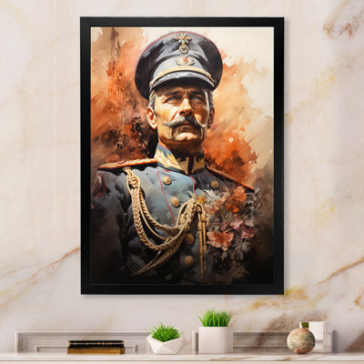 Portrait de l'empereur Wilhelm Ii - art mural sur toile empereur