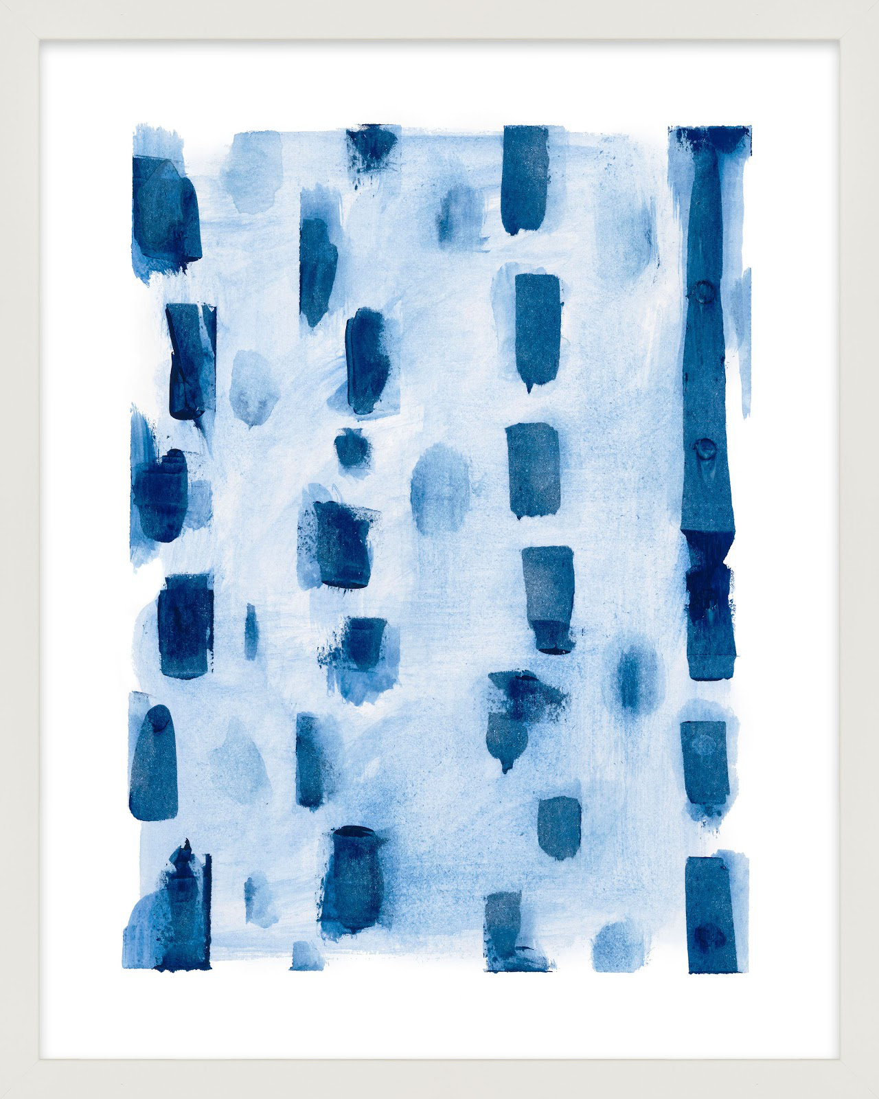 Creative Cool Painting by Andrea Stokes, 20" H x 16" W, White Framed