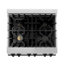 ZLINE Autograph Edition 30 po 4,0 cu. Pi. Cuisinière Legacy Dual Combustible-71536562