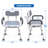 Shower Chair with Arms & Back