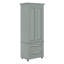 Tall Storage Cabinet With 2 Drawers-1124678976