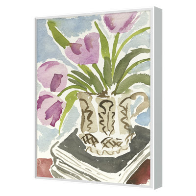 Brown Vase Print by Dana Gibson