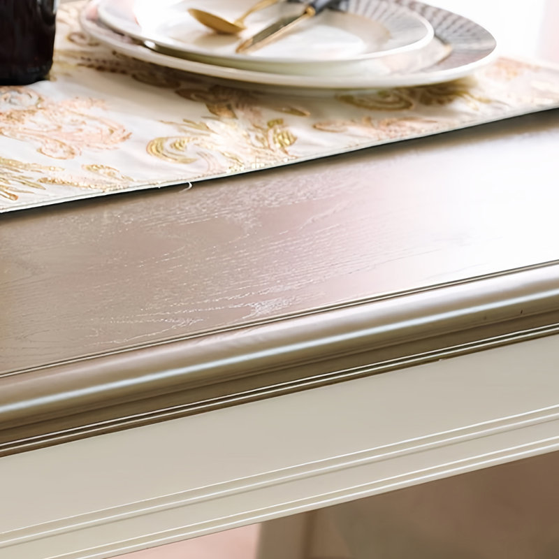 Table et chaises de style champêtre, Beige/gris, Gris, H 29,5 po x l 59 po x P 31,4 po