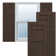 True Fit PVC San Juan Capistrano Mission Style Fixed Mount Shutters