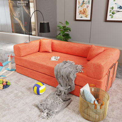 large-sized Sofa,Light Core Velvet Fabric With High Elasticity Sponge Filling, Spacious and Comfortable Sofa Bed