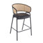 Tabouret de bar rembourré Ethan