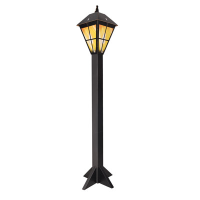 Ensemble de 4 lampadaires 3-D