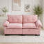 Canapé-lit coulissant en velours avec matelas caché, conception peu encombrante-1319360115