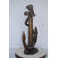 Statue ancre en bronze - Taille: L 28 po x l 11 po x H 36 po.