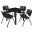 Plateau de table Kee Square, 4 chaises empilables-614626944-614626949-614626953