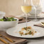 Ensemble d'assiettes et bols Gibson Home Caviara, ensemble de vaisselle 12 pièces, ensemble de vaisselle en porcelaine blanche à bord arrondi, assiettes à dîner, assiettes à salade et bols à céréales