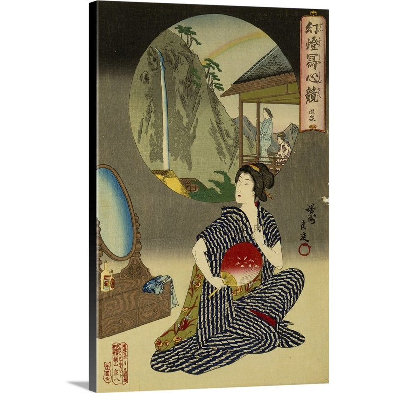 Impression sur toile, Toile tendue, H 18 po x l 12 po x P 1,25 po