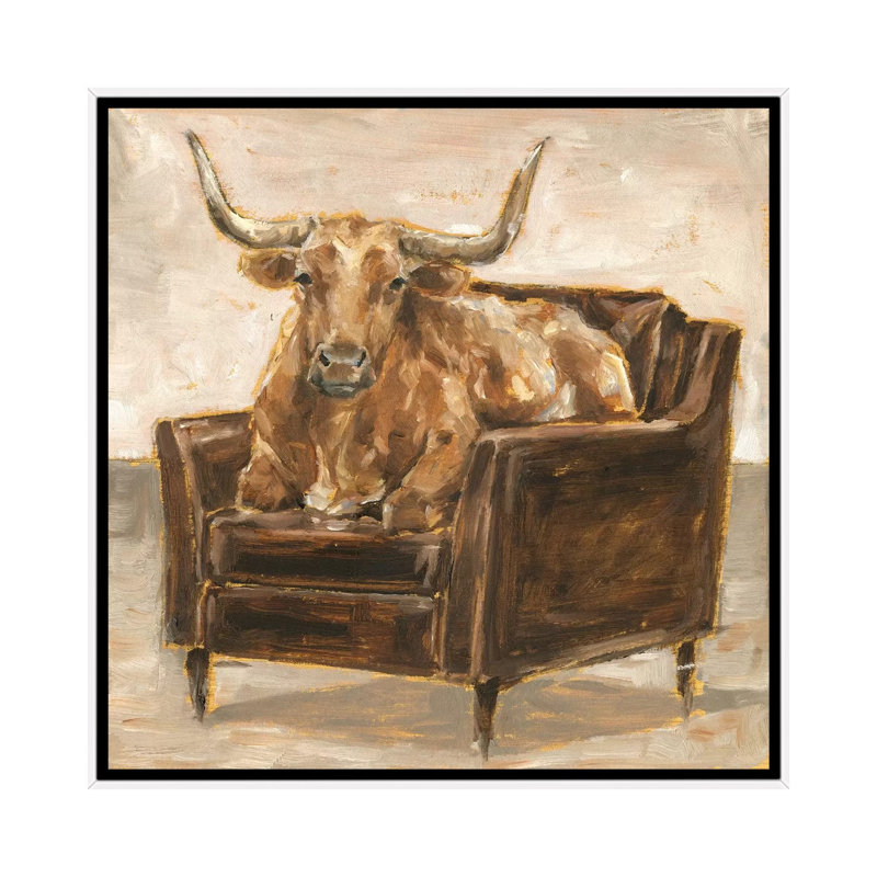 «Refined Comfort IV» par Ethan Harper - reproduction d'art, Pas de tapis, H 26 po x l 26 po x P 1,5 po