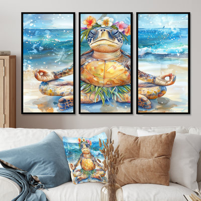 Saldivar - Turtle Animal Wall Art Print Set