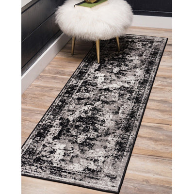 Tapis à motif oriental gris Oneita
