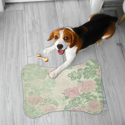 Nostalgic Floral Motifs - Tapis d'alimentation en os 1 pièce