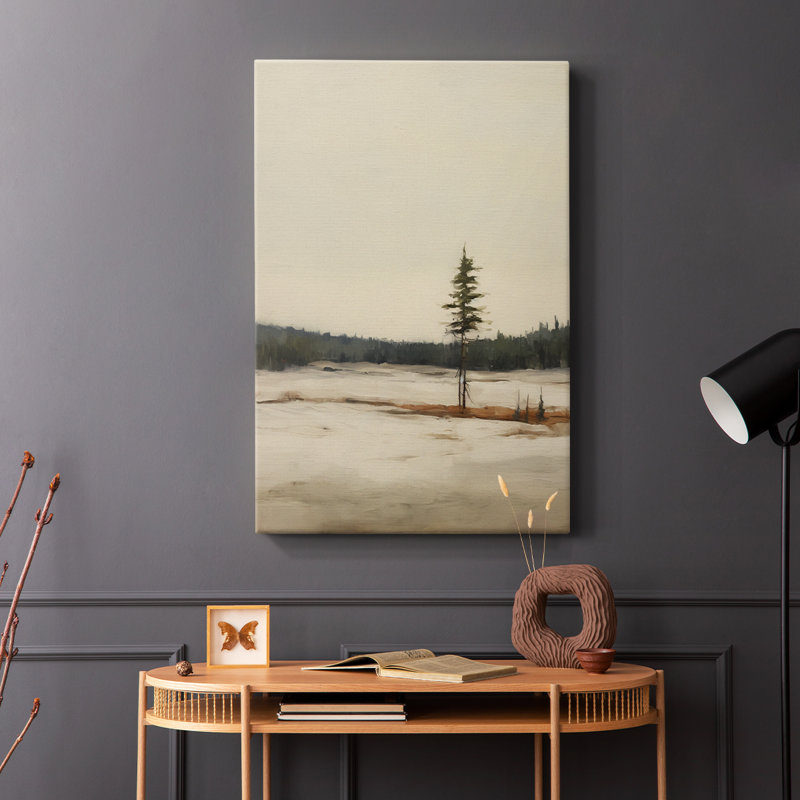 Paysage rétro XXII - galerie Cavas, H 18 po x l 12 po