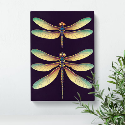 Special Dragonflies - Wrapped Canvas