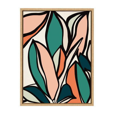 Reproduction d'art sur toile encadrée «Fancorable Ficus 2» par Alicia Bock