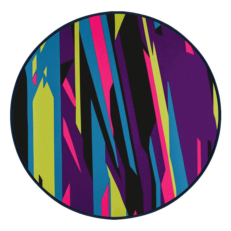 Luminous Stride Rug, Round 4'