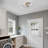 Glass Semi Flush Mount-92389067