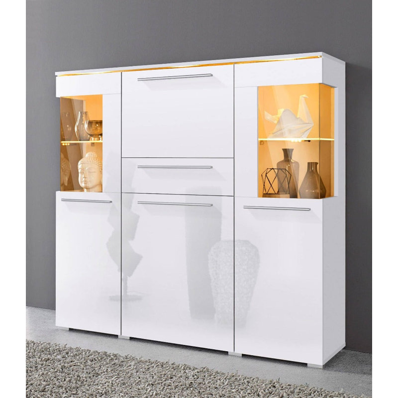 Dawnita Display Cabinet, Whte