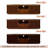 Rustic TV Stand With Sliding Wood Slatted Doors For Tvs Up To 75", Farmhouse Fluted TV Cabinet With Drawer And Cable Management For Living Room, Bedroom-1137794226