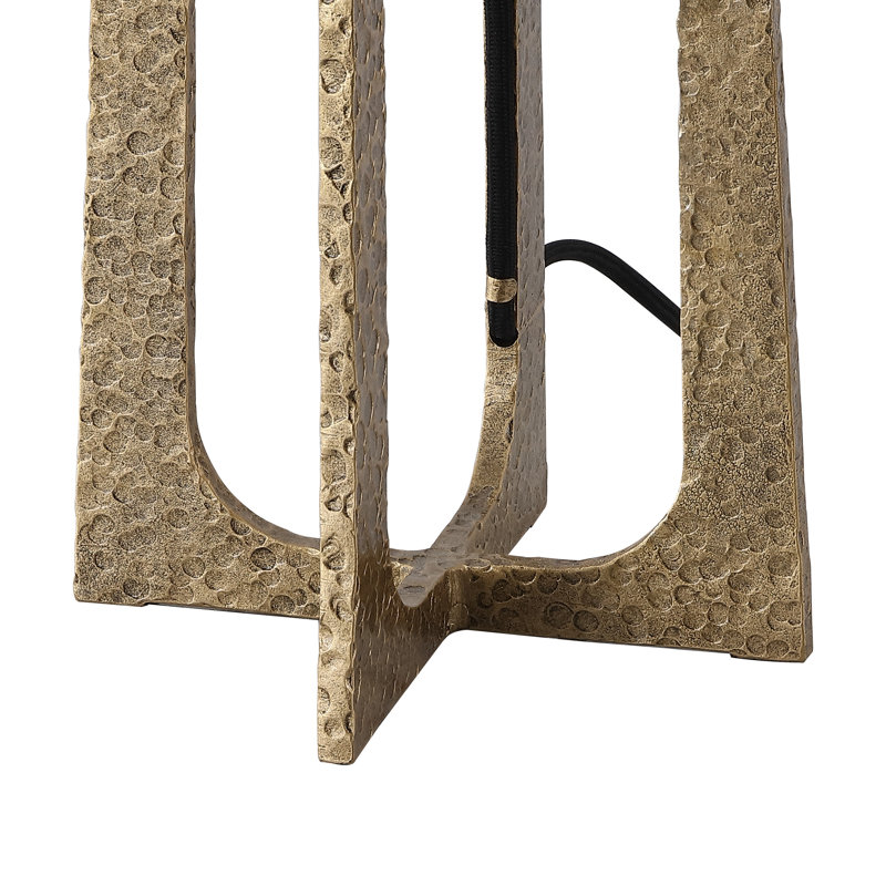 Pollyanna Metal Base Table Lamp, Antique Brass