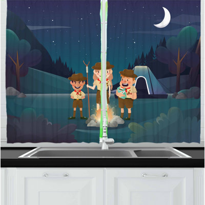 Tailored Kitchen Curtain