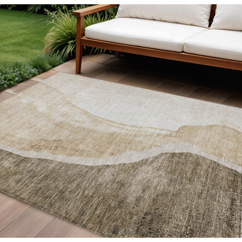 Tapis intérieur lavable abstrait 9 pi x 12 pi